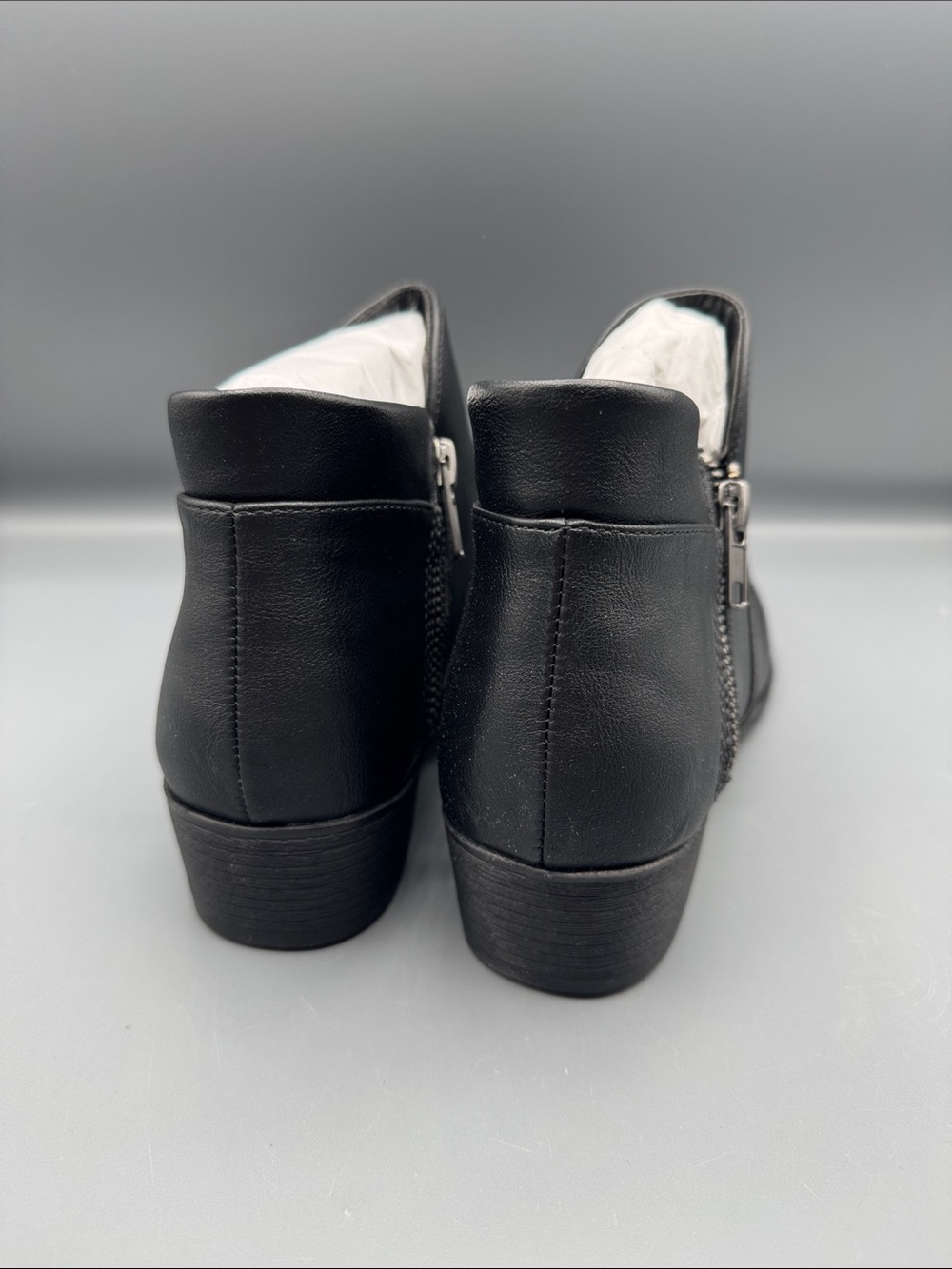 Sun + Stone Women's Adelinee Double Zip Ankle Booties - Picture 3 of 4